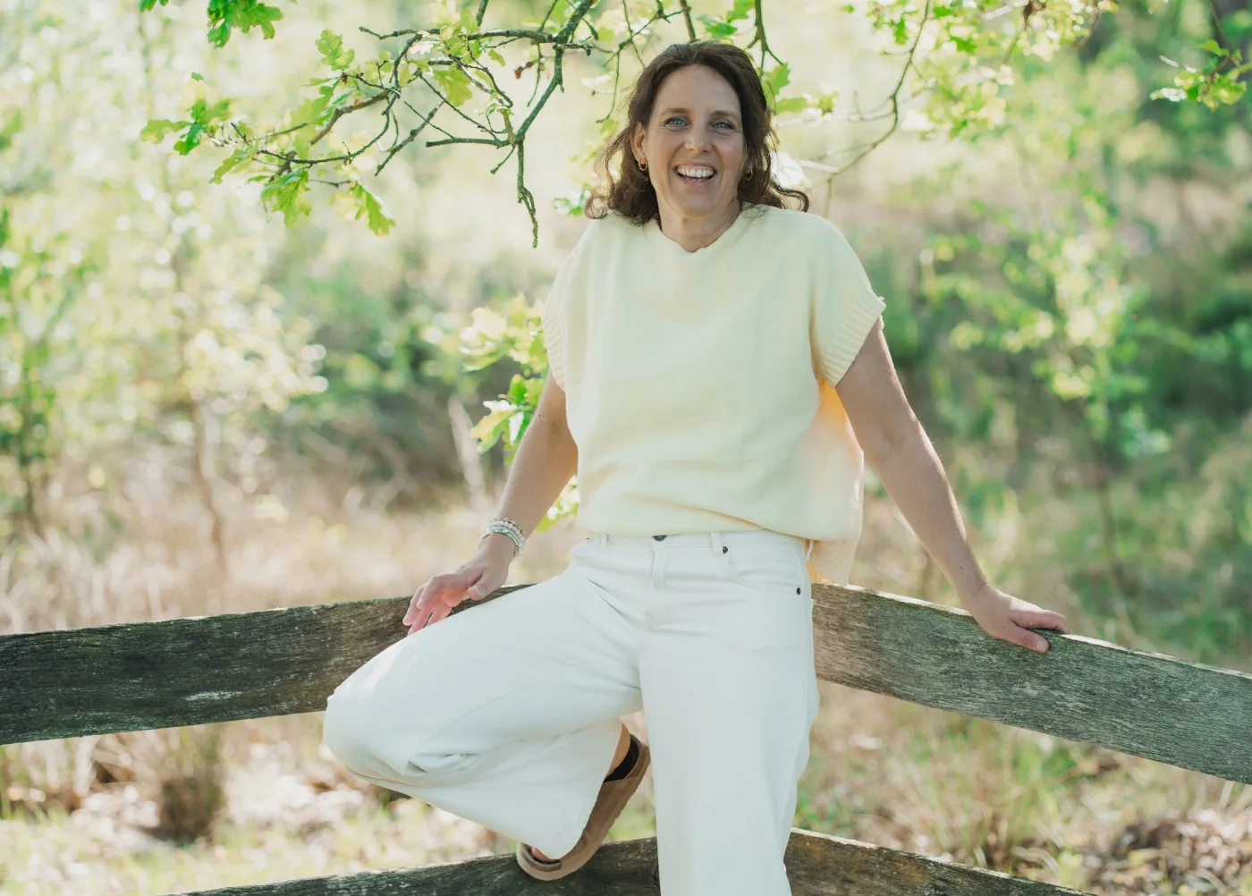 Suzanne van Eck in de natuur